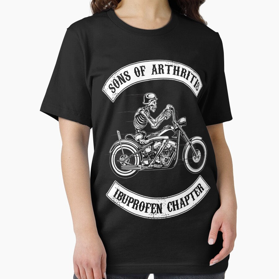 Sons Of Arthritis Ibuprofen Chapter Funny Biker Skull by Kribis