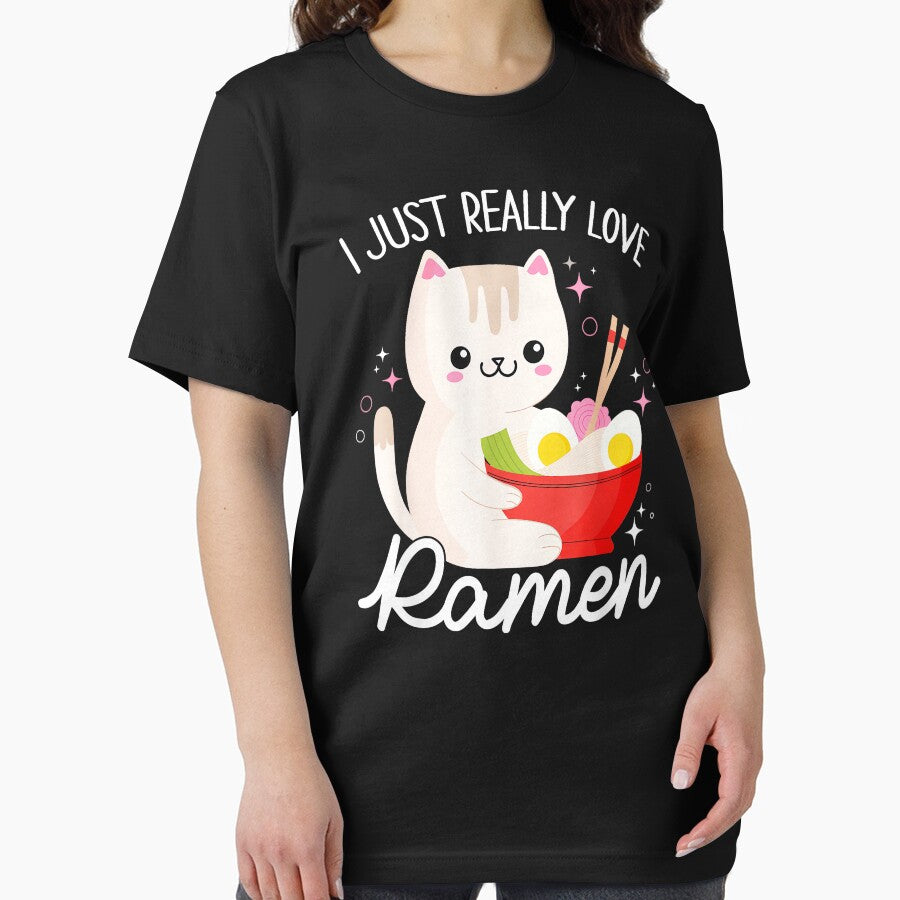 I Just Really Love Ramen Cat Lover Japanese Foodie by AmaXONIC