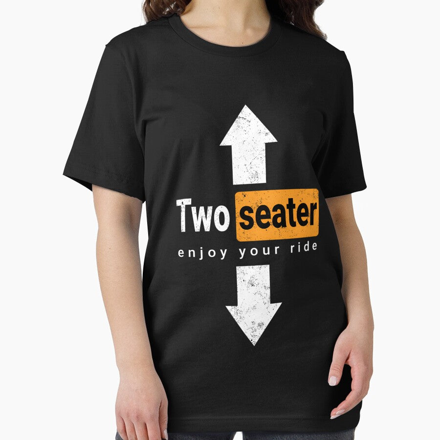 Two Seater Funny Swinger Threesome Adult Humor Dad Joke by SelinaGreenholt