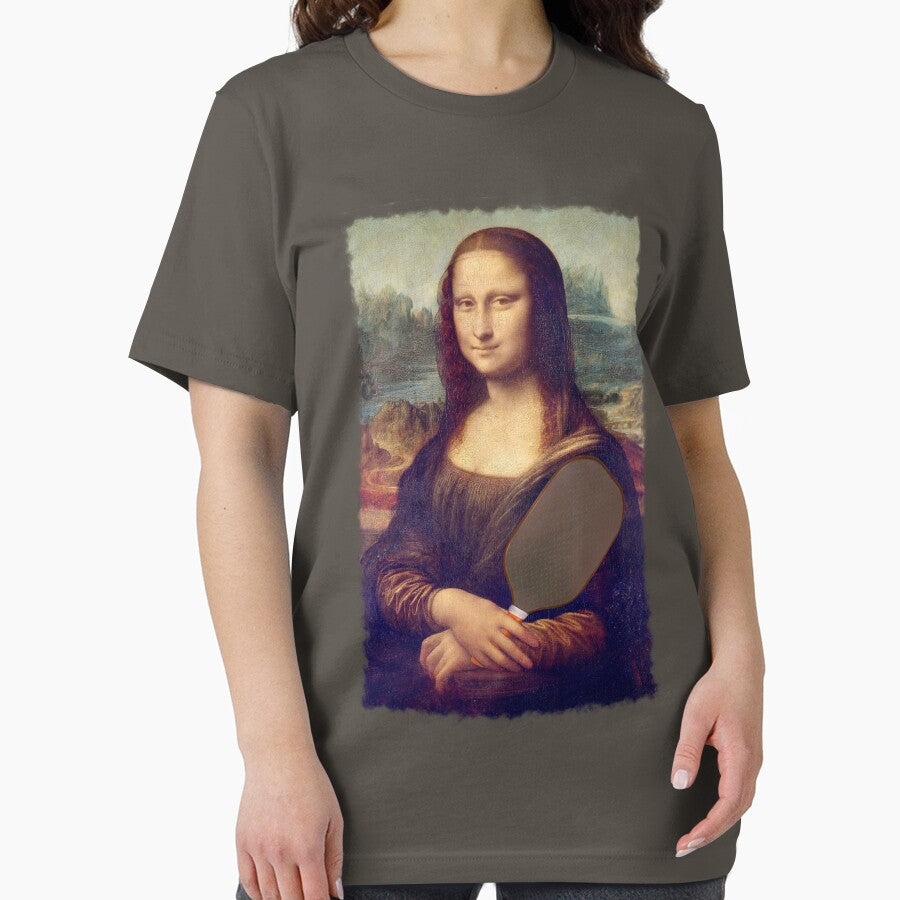 Pickleball Mona Lisa by wabisabi-design