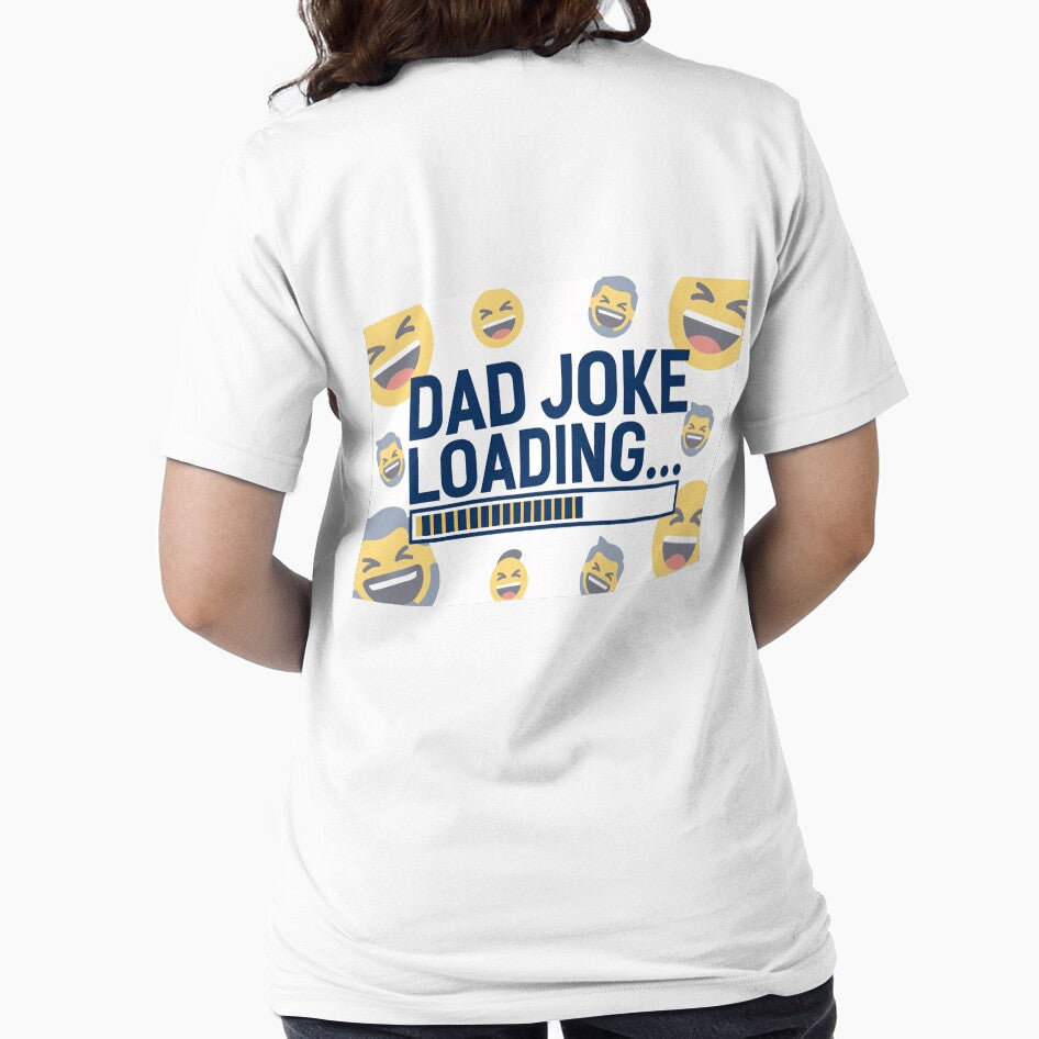 Dad Joke Loading Funny Emoji Graphic by IntelliMindDesigns
