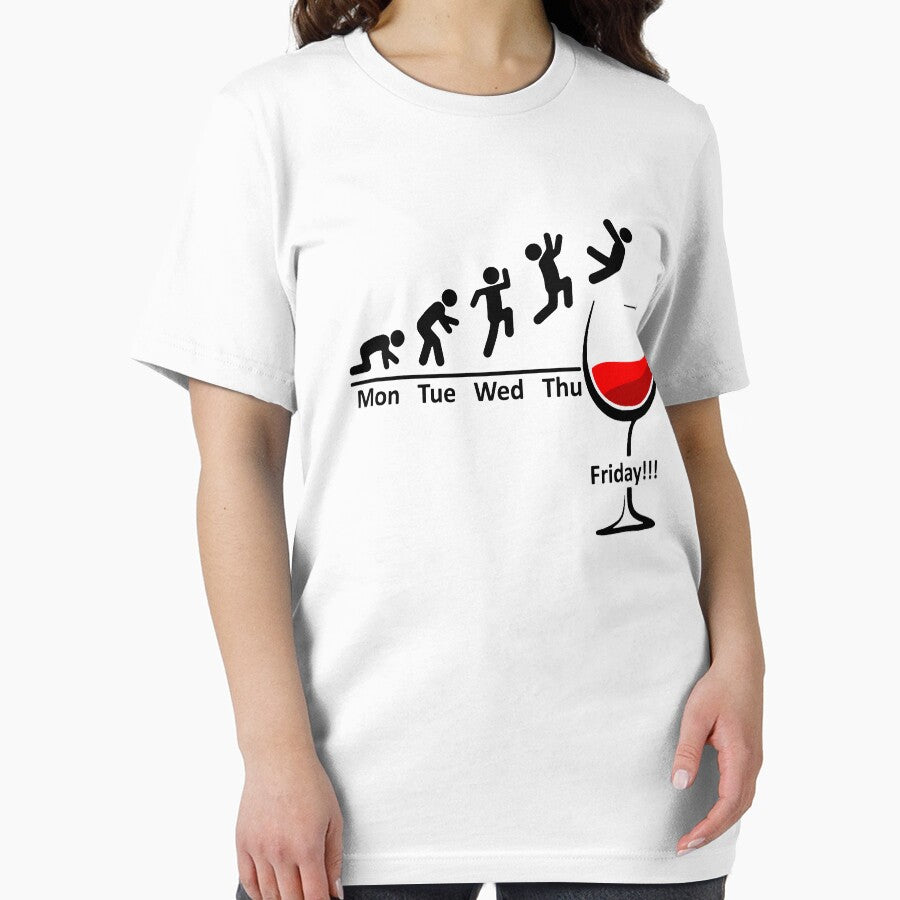 Finally Friday Wine - Red Wine Gift for Wine Drinkers Wine Lovers by urban-design
