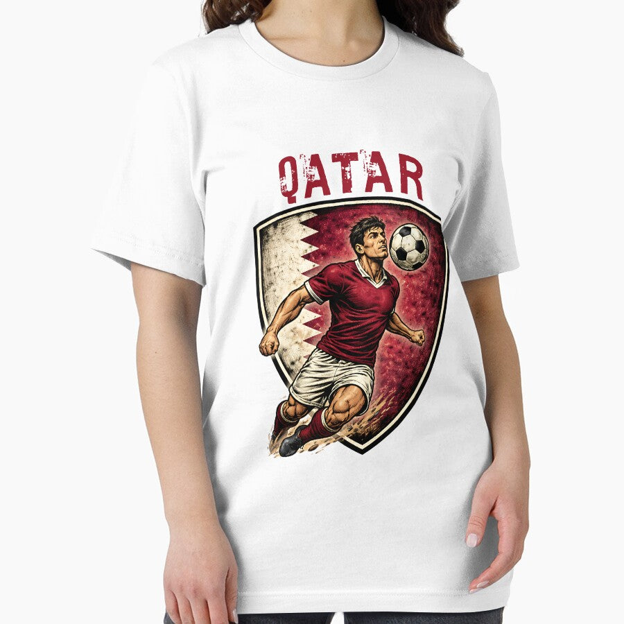 Qatar - 2026 Futbol Retro Style by Tee Nook
