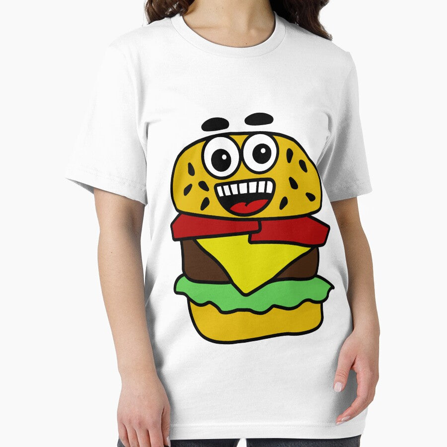 Cute Burger Smiling by RandjaDesign