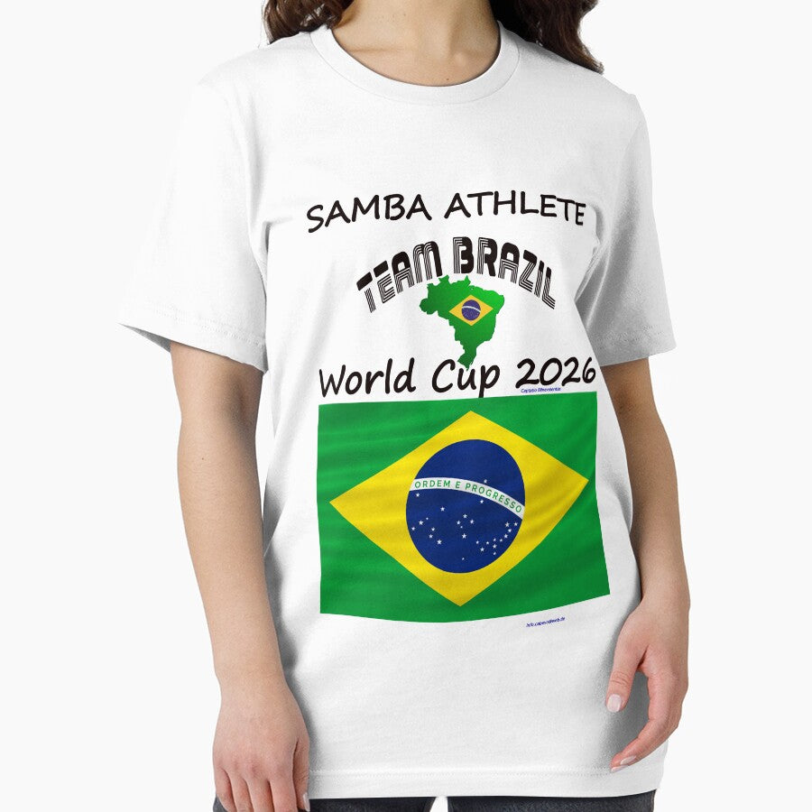 Brazil Fan T‑Shirt world Soccer Cup 2026 outfit by cabevo
