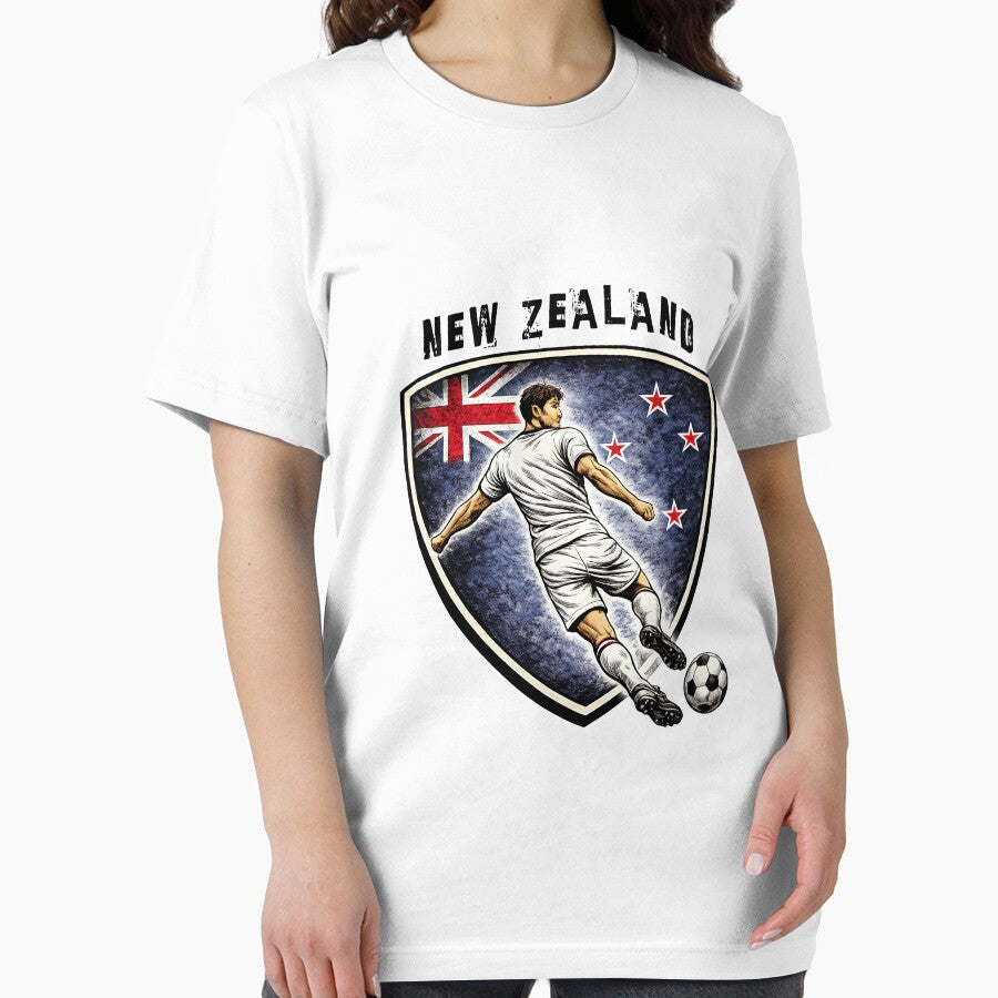 New Zealand - 2026 Futbol Retro Style by Tee Nook