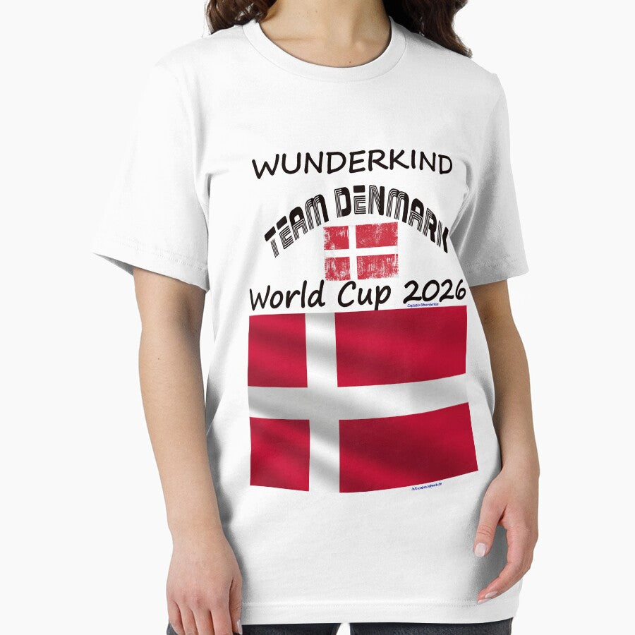 Denmark Fan T‑Shirt world Soccer Cup 2026 DK outfit by cabevo