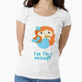 Hungry mermaid with burger kawaii design by high5doodle