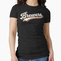 Brewers Script Logo Vintage Style Beer Lover Shirt Retro Brewing Design by ArcaneArtistry