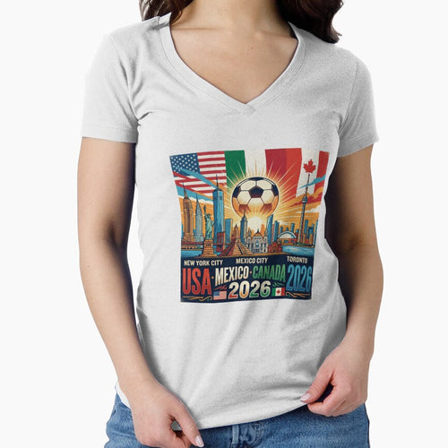 2026 World Cup USA Mexico Canada Soccer Poster by David Mateo ArtWorks