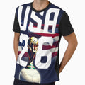USA 2026 World Cup Host | Patriotic Soccer Ball & Flag Sticker by Ayush Shop