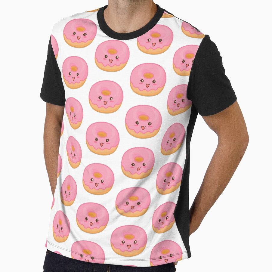 Pink smiley donut by Roisin678