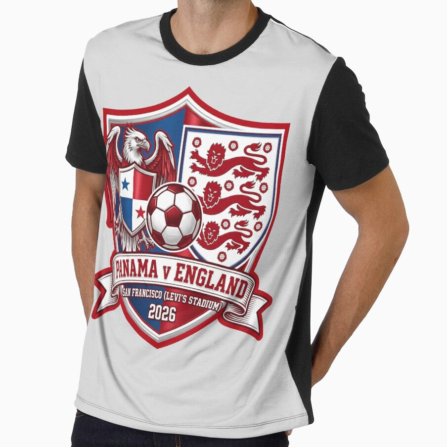 Panama vs England Football Match San Francisco 2026 by Pride Emblem Prints