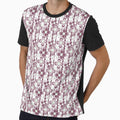 Brown and white bright floral pattern by fuzzyfox