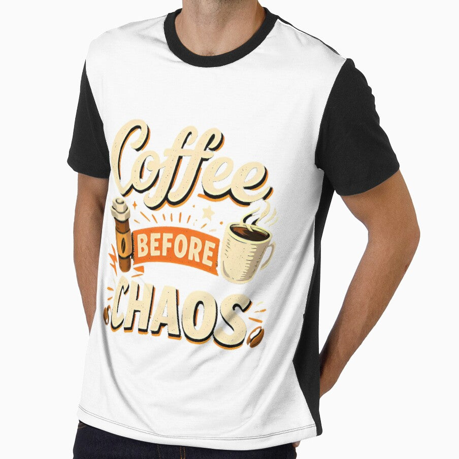Coffee Before Chaos Retro Vintage Coffee by RYAN48011