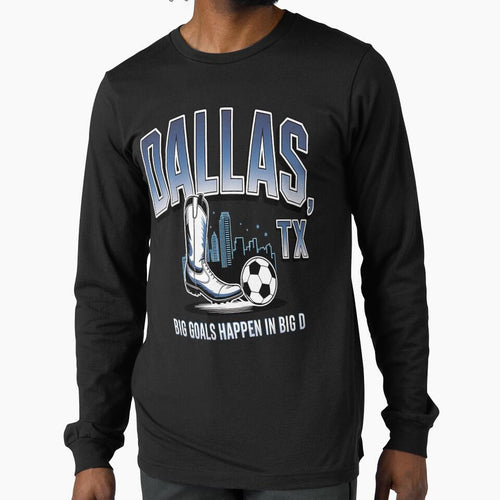 2026 soccer city - Dallas TX - soccer host city - american soccer fan - soccer supporter - red white and blue - national pride - soccer hype - soccer fan gear - soccer watch party by JansenGS