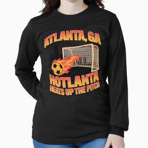 2026 soccer city - Atlanta GA - soccer host city - american soccer fan - soccer supporter - red white and blue - national pride - soccer hype - soccer fan gear - soccer watch party by JansenGS