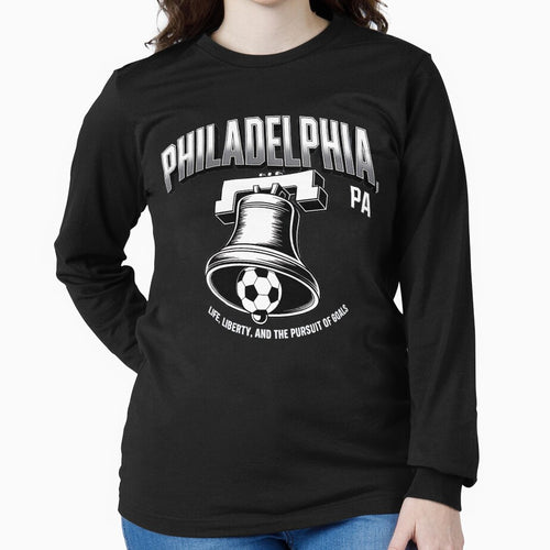2026 soccer city - Philadelphia PA - soccer host city - american soccer fan - soccer supporter - red white and blue - national pride - soccer hype - soccer fan gear - soccer watch party by JansenGS