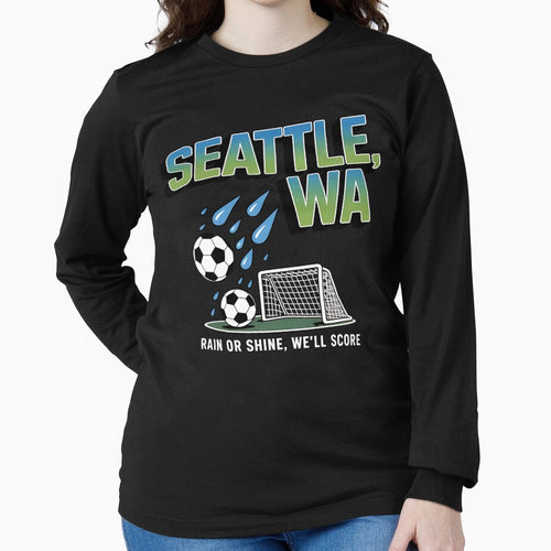 2026 soccer city - Seattle MA - soccer host city - american soccer fan - soccer supporter - red white and blue - national pride - soccer hype - soccer fan gear - soccer watch party by JansenGS