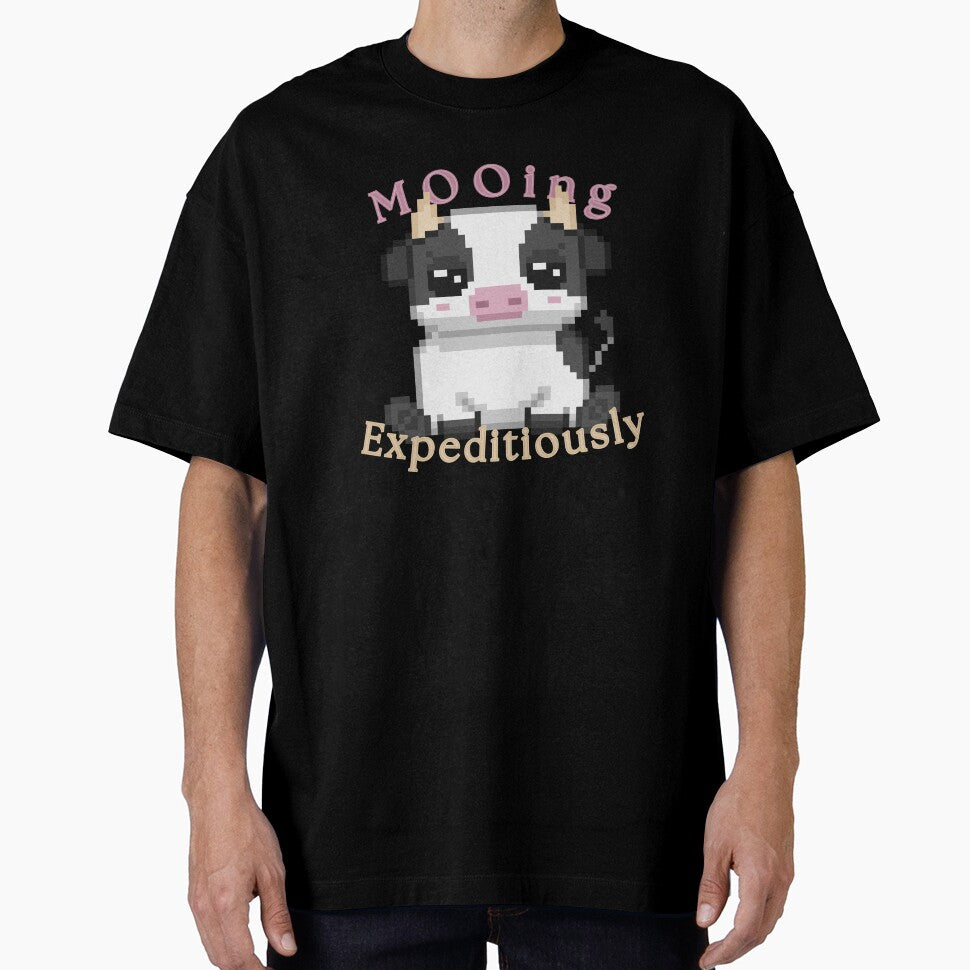 MOOing Expeditiously Pixel Art | Cozy Meme Plush by JAVbyBR