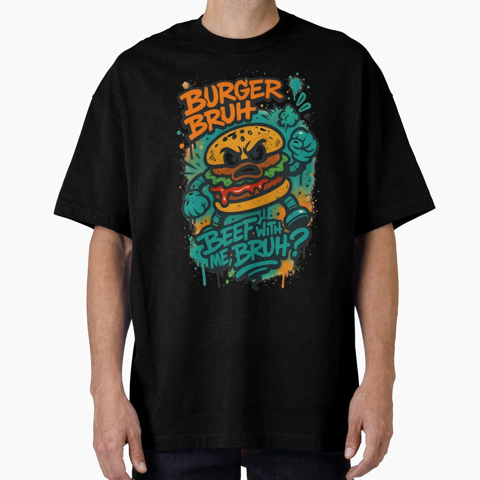 Burger Bruh – Graffiti Street Food Tag Art by Snackwear Apparel