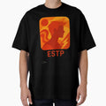 ESTP Personality Abstract Art – MBTI Design (Center Print) by W-Rm