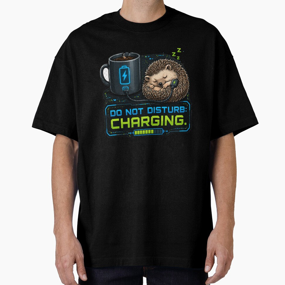 Hedgehog Do Not Disturb Charging Funny Introvert Gift by Gentlestate