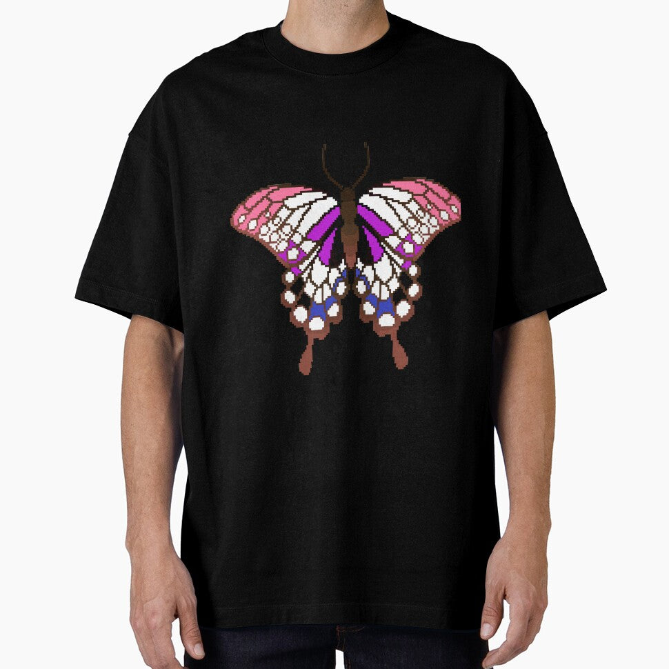 Genderfluid Pride Butterfly by MetallicWings15
