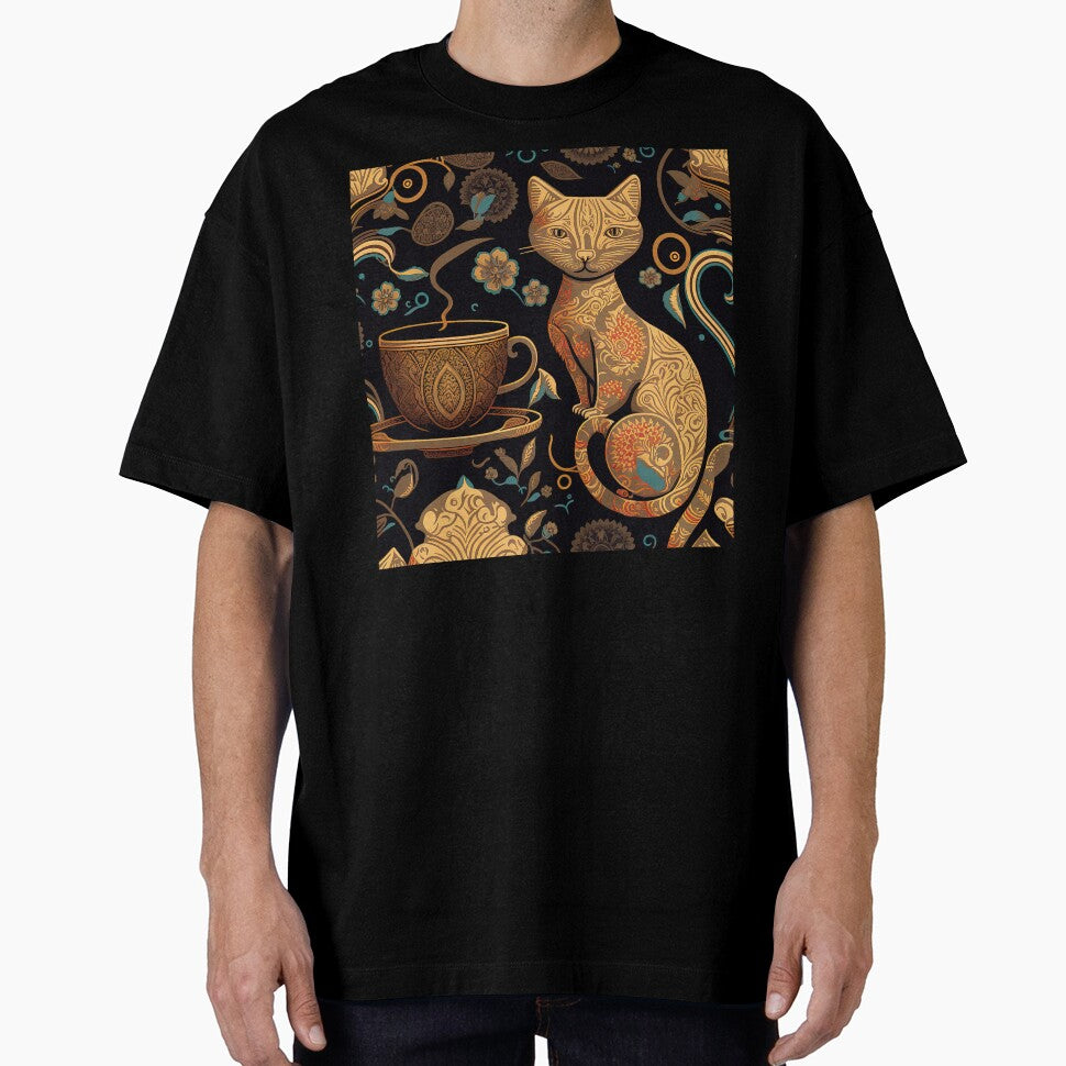 Cat and Coffee Design by Juliascutecornr