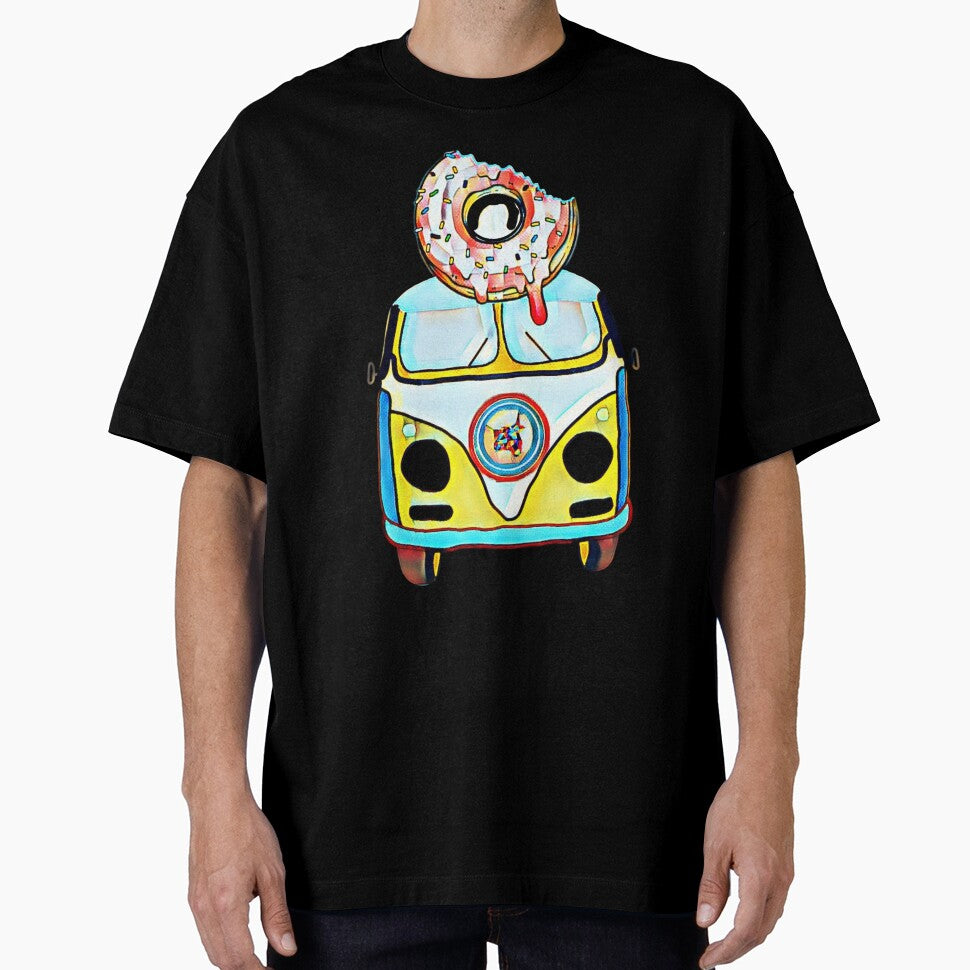 donut car  donut cartoon by Prapan