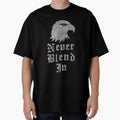Never Blend In Falcon Streetwear Hoodie Design by quietvisualsco