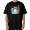 Cat Paradise 猫楽園 | Pool Float Cat Shirt | Japanese Summer Cat Design WHITE by Cats&Kanji
