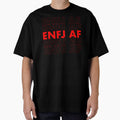 ENFJ AF Red Personality MBTI Funny Shirt by FanaticTee