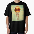 Burger with Beautiful Legs in the Sky by SingularityGeek
