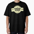 Coffee First Vintage Badge by CHANCHANAI