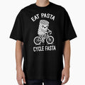 Eat Pasta Cycle Fasta – Cute Funny Pasta Biker Cyclist by chantastical