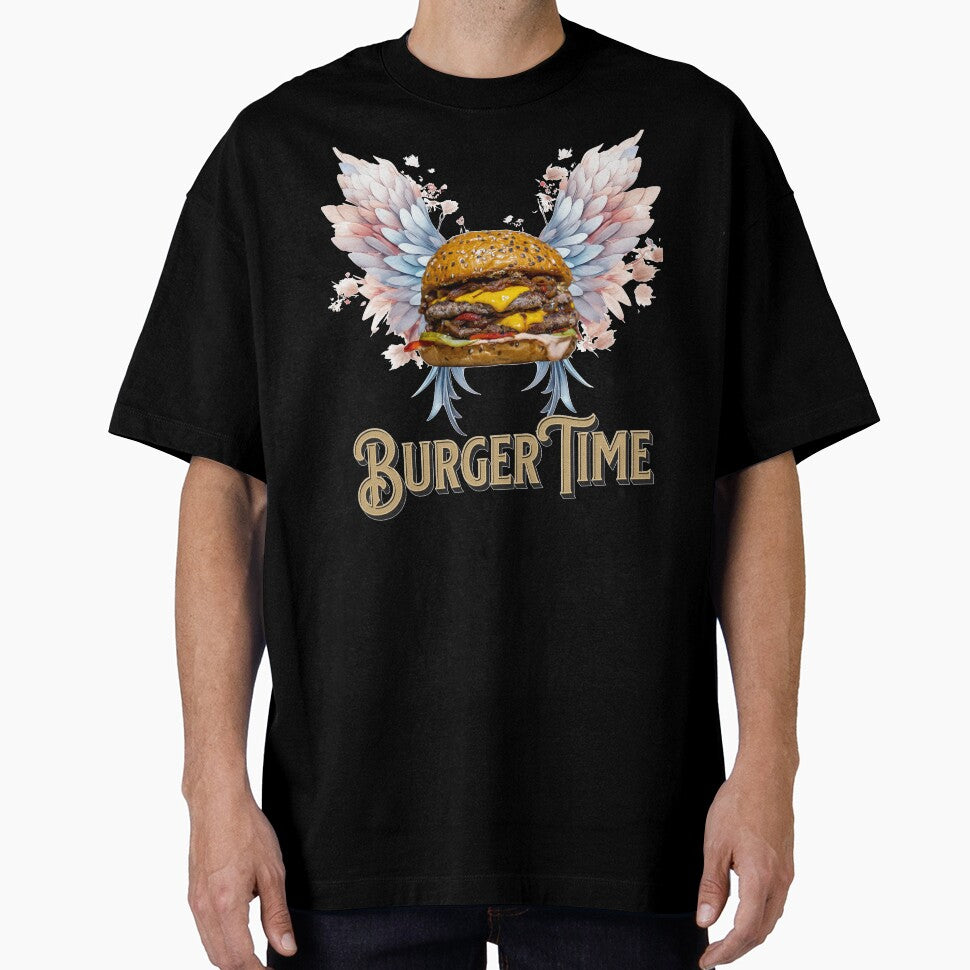Flaying Burger time by dudart-shop