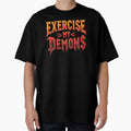 Exercise My Demons Funny Workout Motivation by printedartgoods
