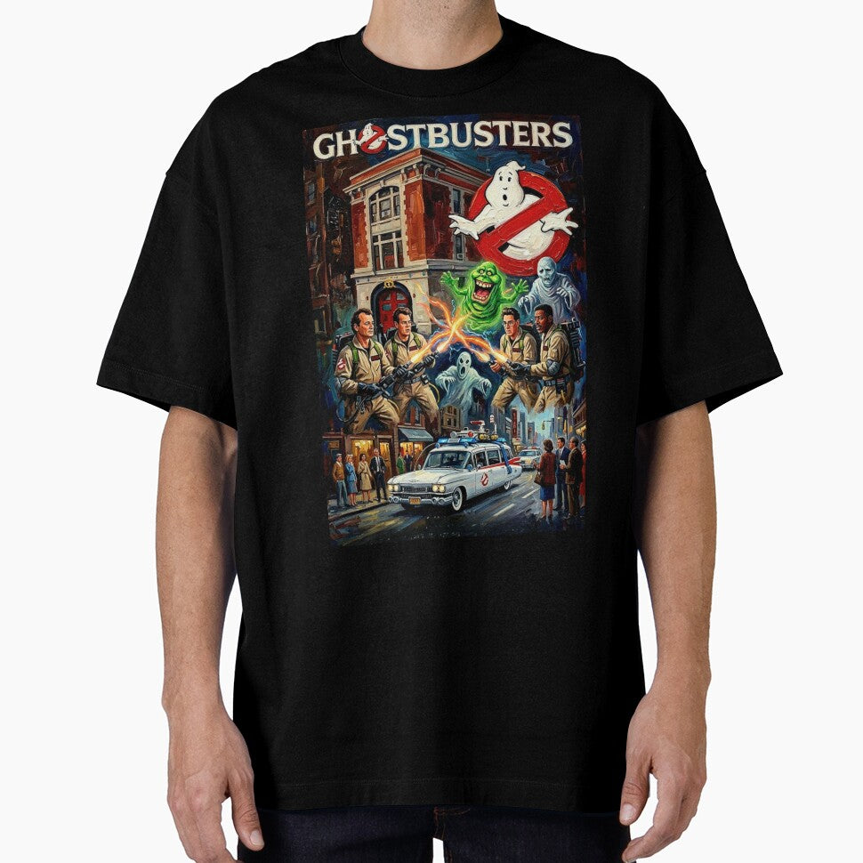 Who You Gonna Call? Ghostbusters New York Impasto Movie Poster by Art's Diner