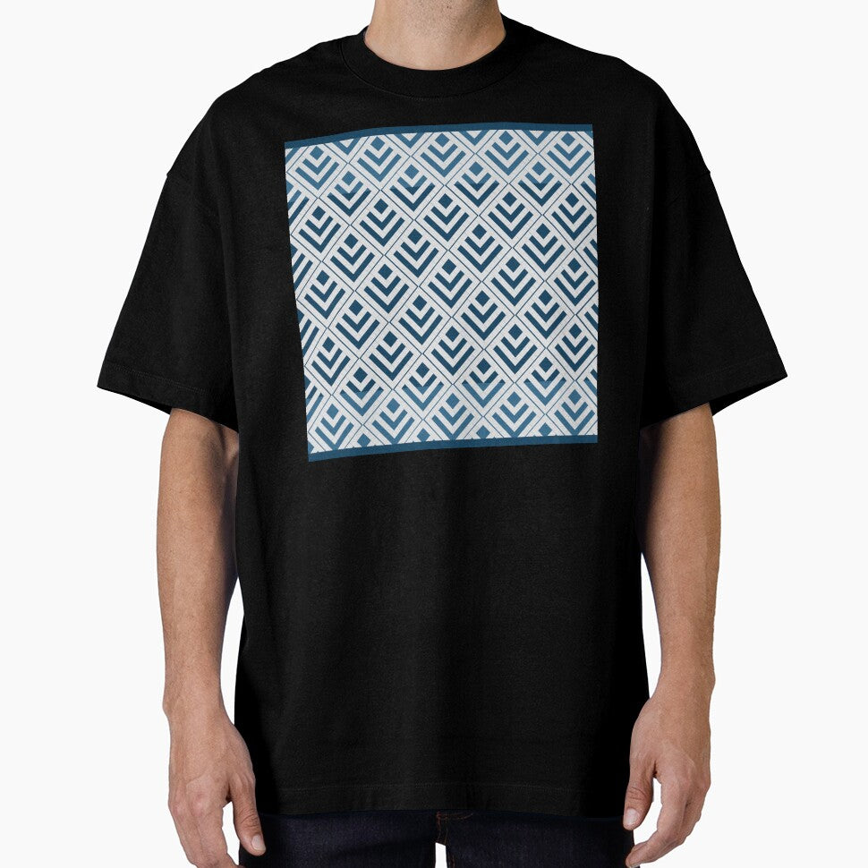 White and blue pixel art pattern featuring a clean, fresh, and calming aesthetic by Line-Aura