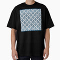 White and blue pixel art pattern featuring a clean, fresh, and calming aesthetic by Line-Aura
