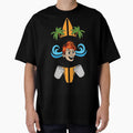 Bucky Bronco Brand Bahamas Baller Big Boards & Bonedog Brew Novelty Funny T-Shirt by Captain Jack's Pirate Hats