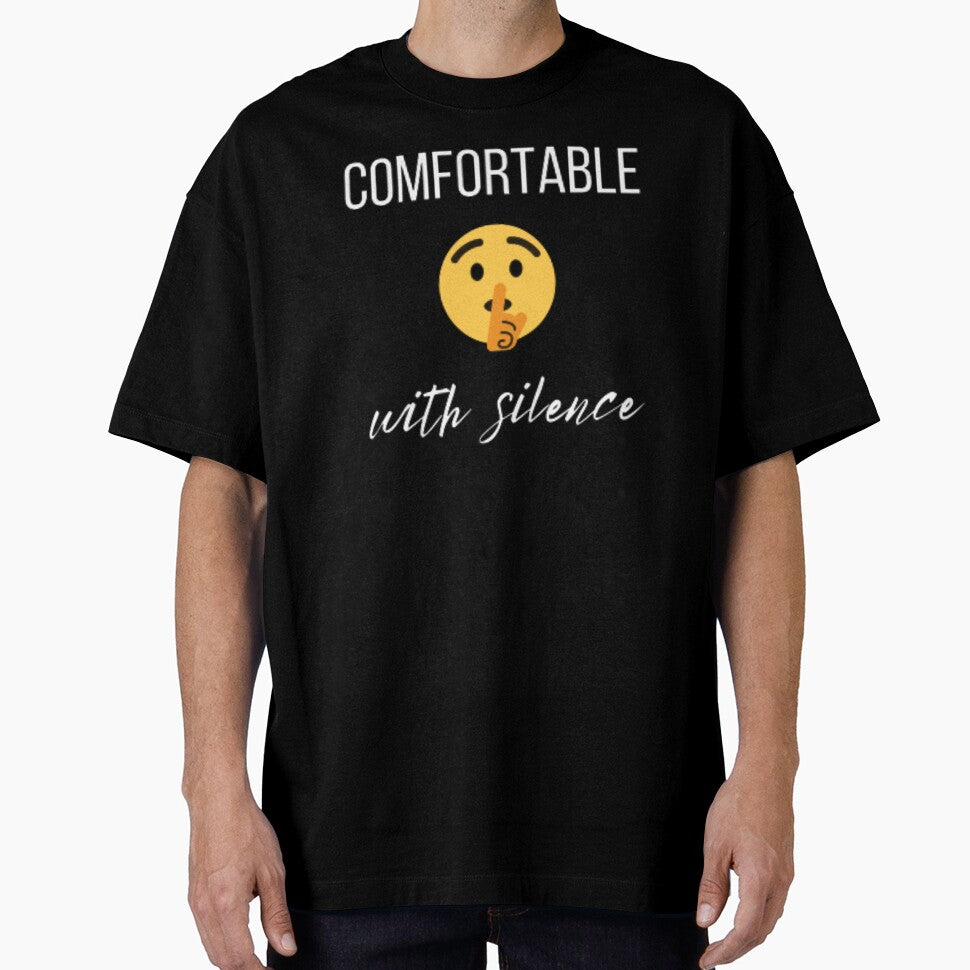 Comfortable with silence, for an introvert, introvert gifts, introvert by TeePassion
