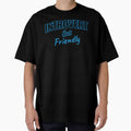 Introvert But Friendly Funny Introvert Humor Socially Awkward Meme Sticker by Nubrixa-Studio