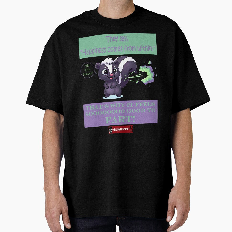 Farting Skunk (Black) *More Colors Available in Collection by OnlyDadsForReal