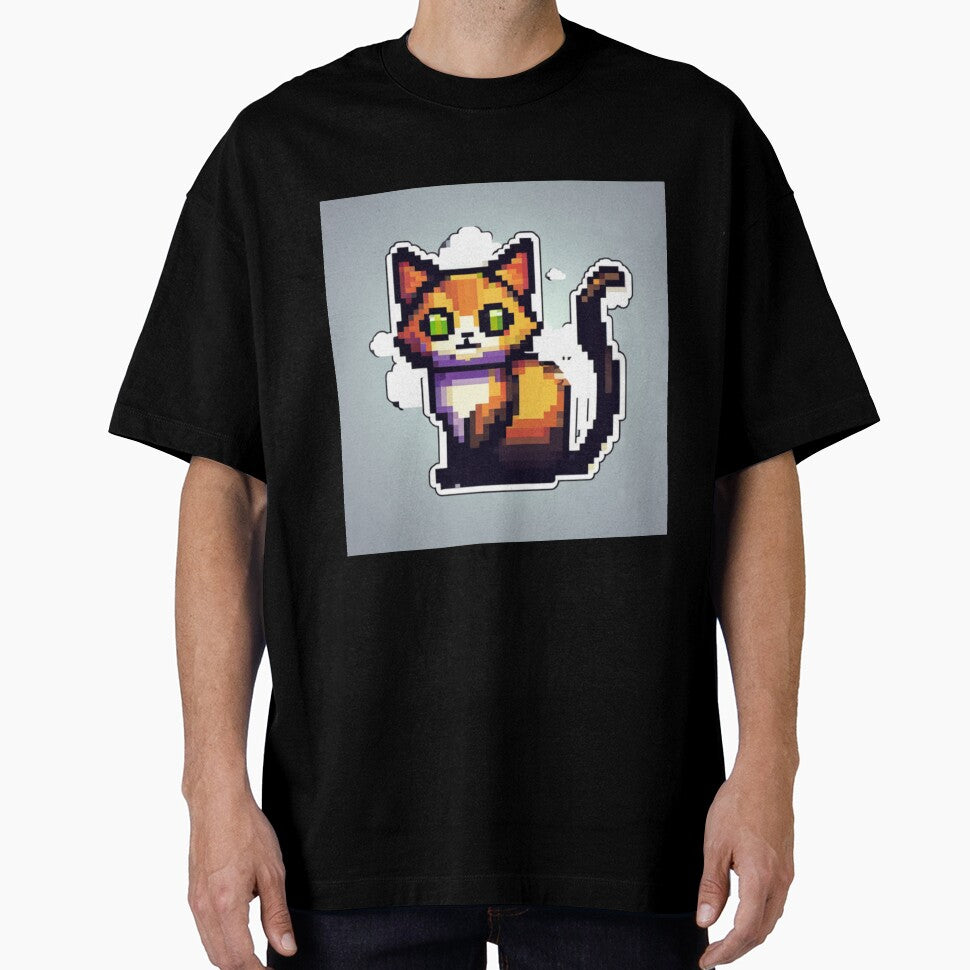 Funny Pixel art cat by Planetporridge