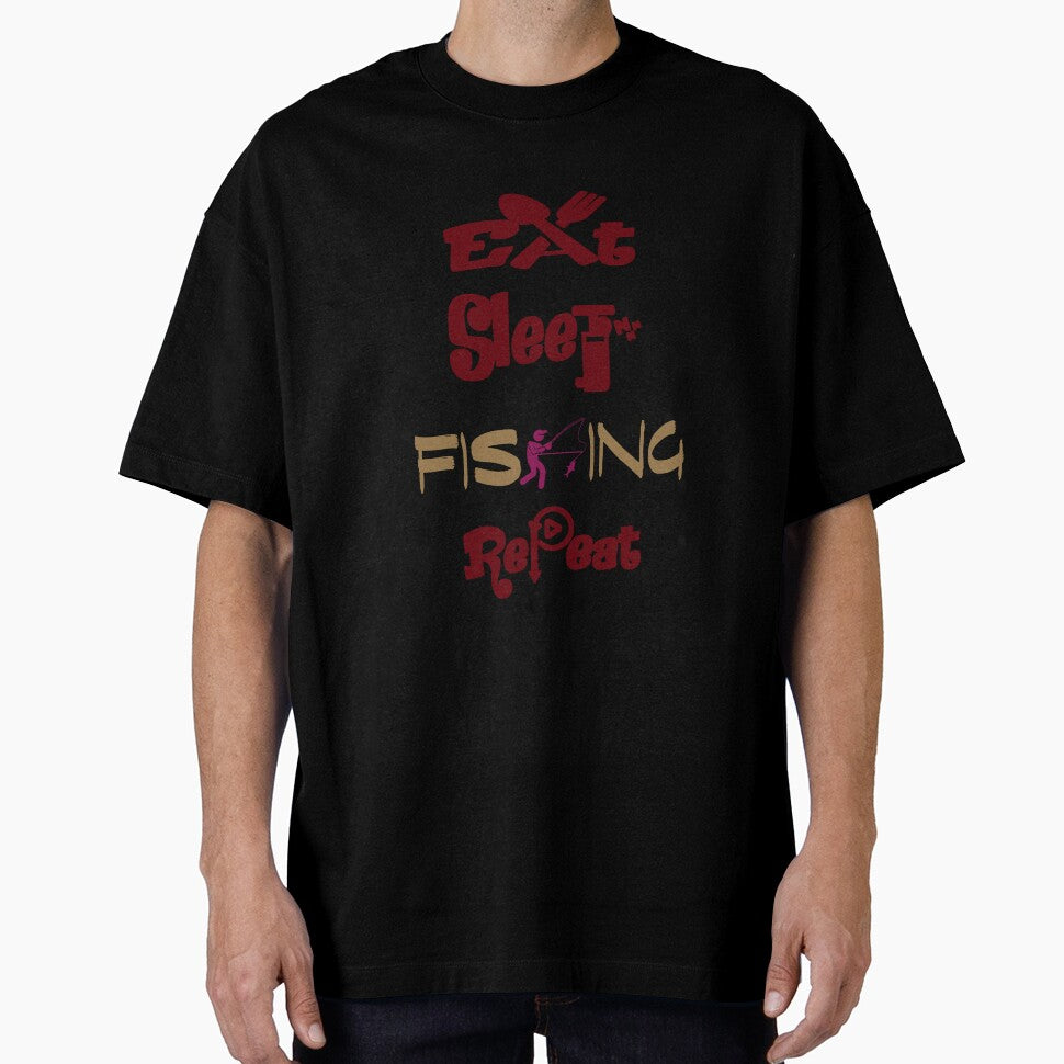 Eat sleep fishing repeat, by Chakilogy