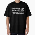 there are two rules in life, 1. never give out all the informations joke by RedYolk