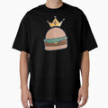 Royal Cheeseburger With Cheese, Tomato, Lettuce and a Crown by LittleFlairTee