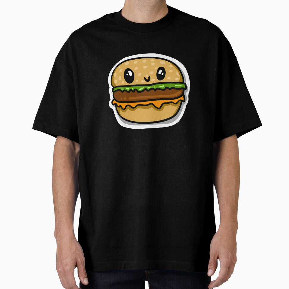 Cute kawaii burger fast food by sianelliot